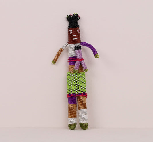 beaded doll art