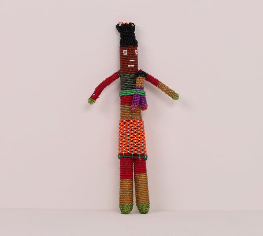 beaded doll art