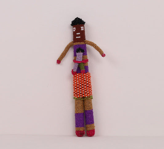 beaded doll art