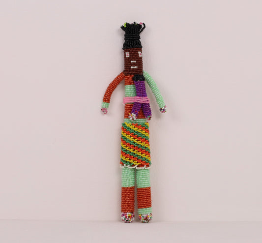 beaded doll art