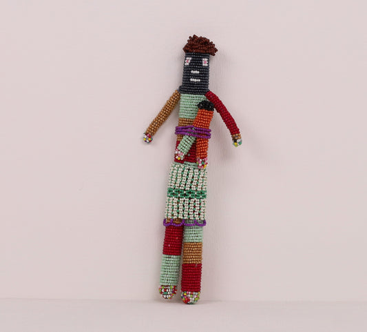 beaded doll art