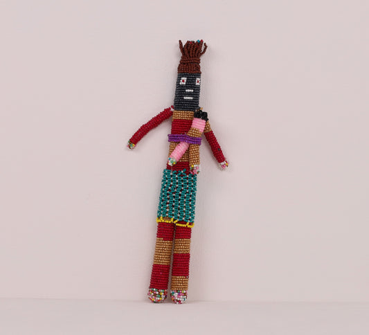beaded doll art
