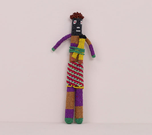 beaded doll art