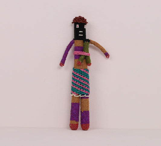 beaded doll art