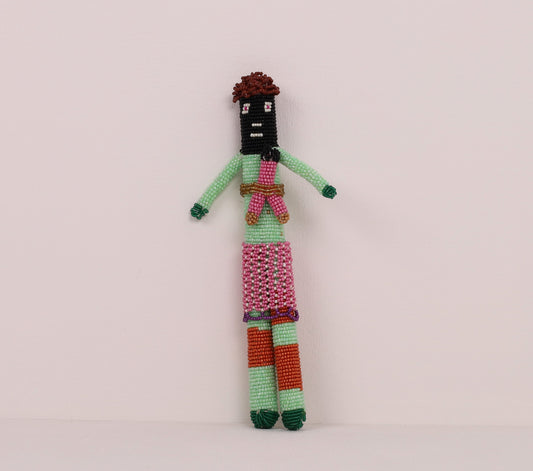 beaded doll art