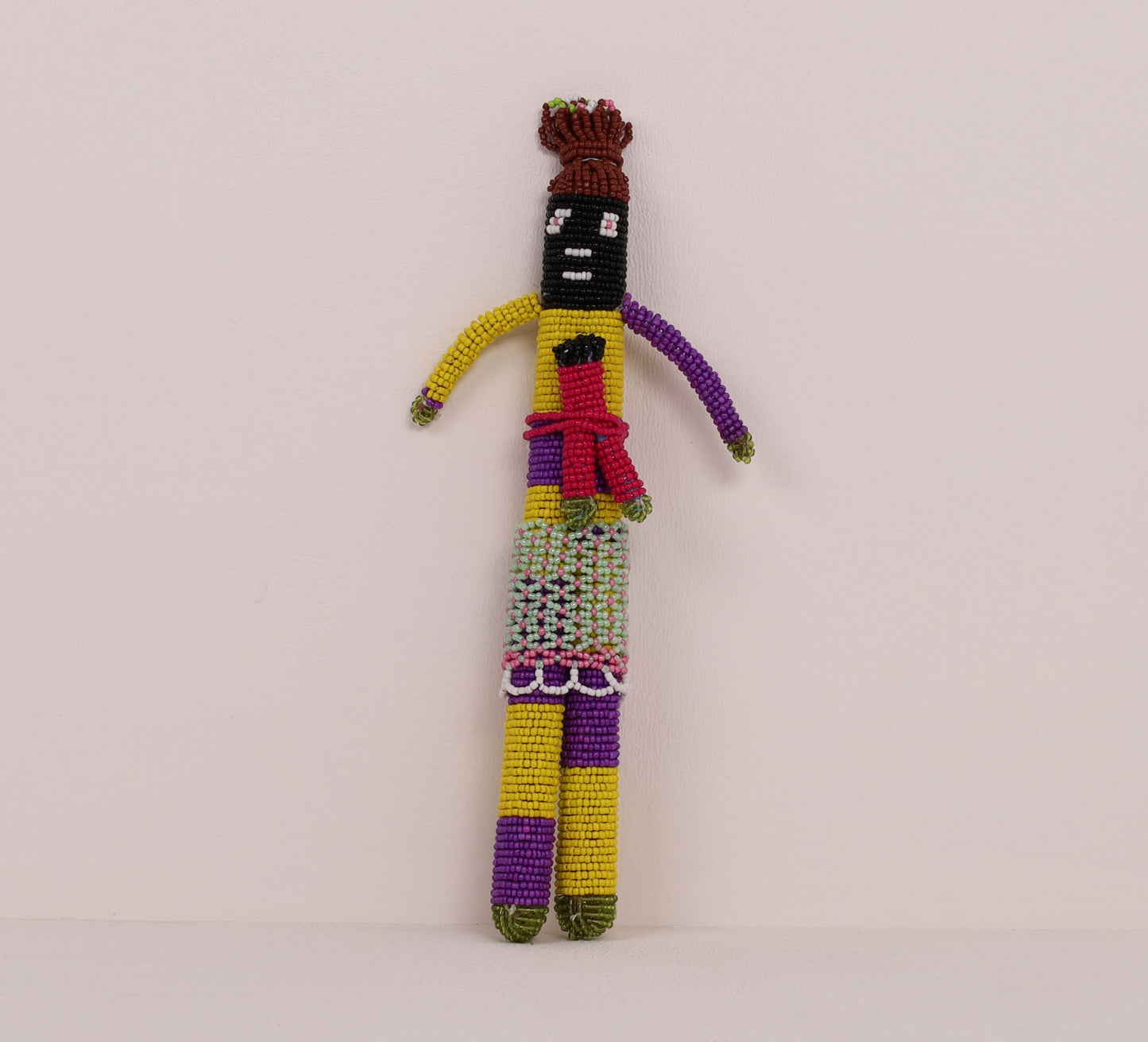beaded doll art