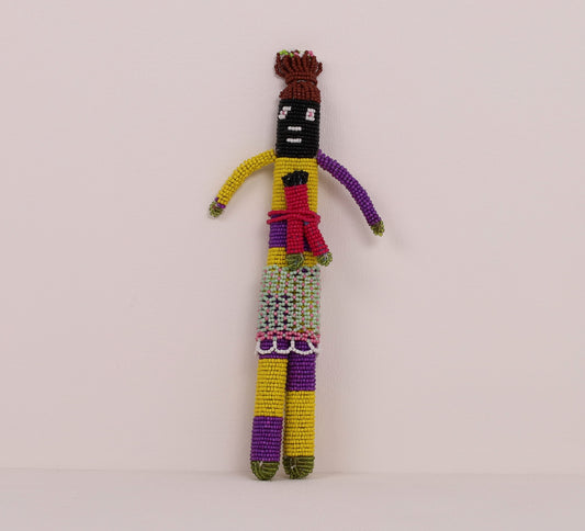 beaded doll art