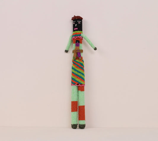 beaded doll art