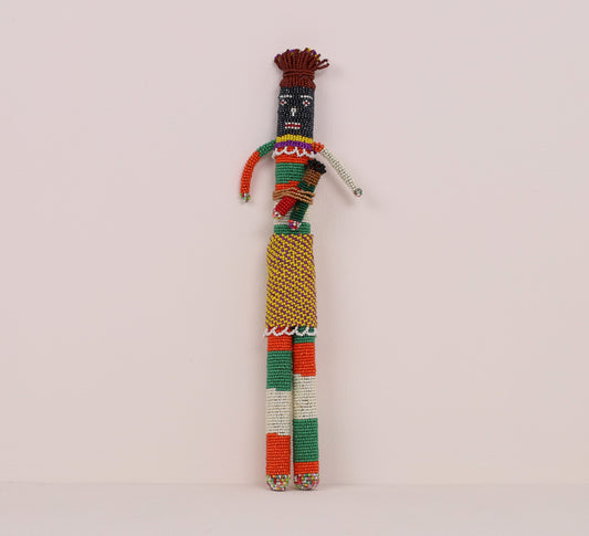 beaded doll art