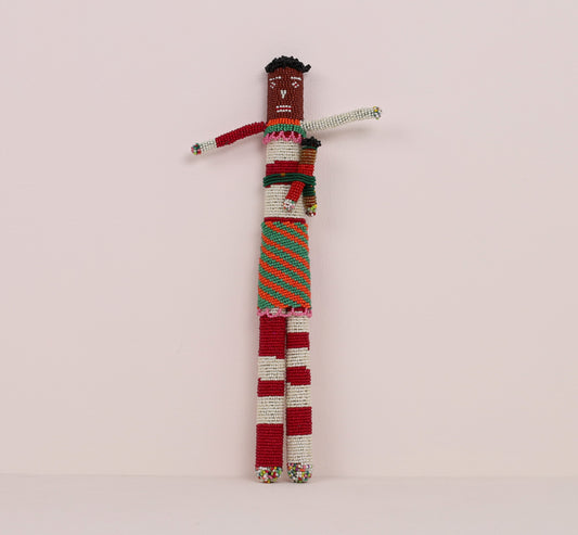 beaded doll art