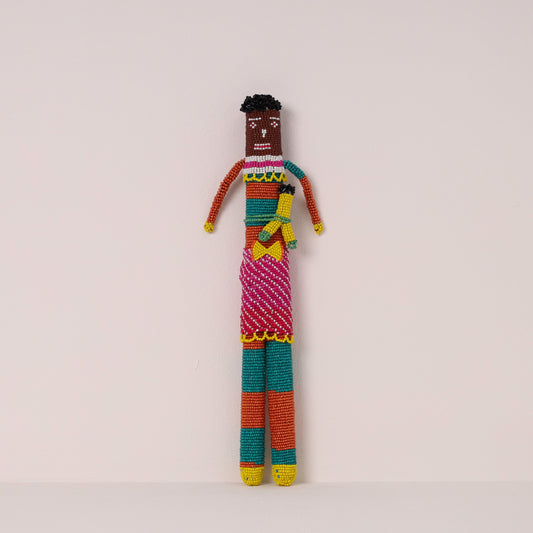 beaded doll art