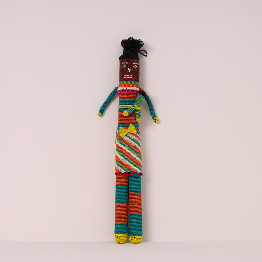 beaded doll art