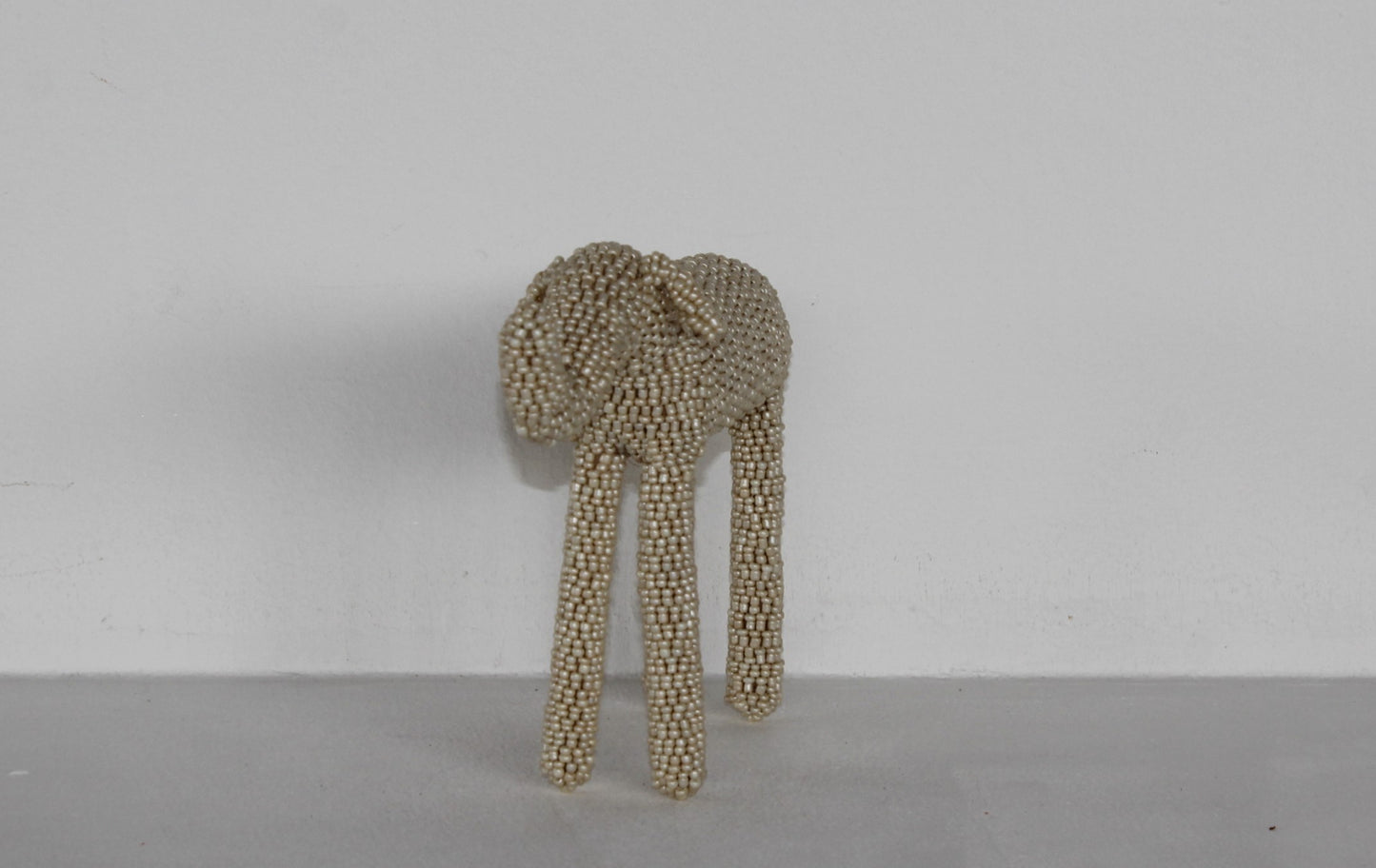 beaded elephant art