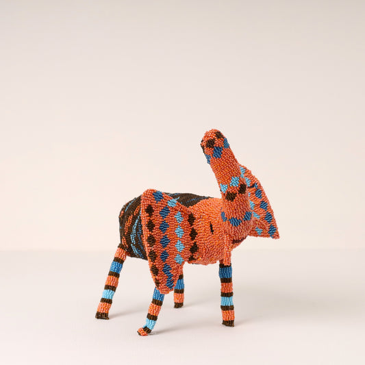 beaded elephant art