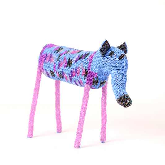beaded elephant art