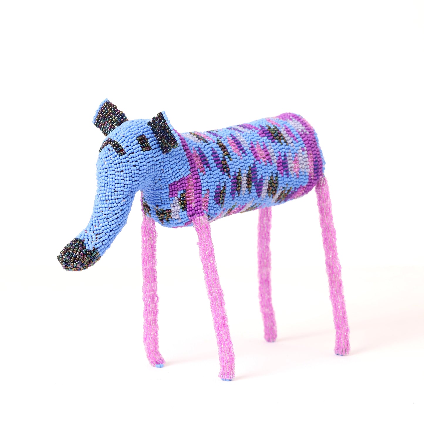 beaded elephant art