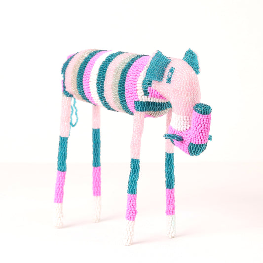 beaded elephant art