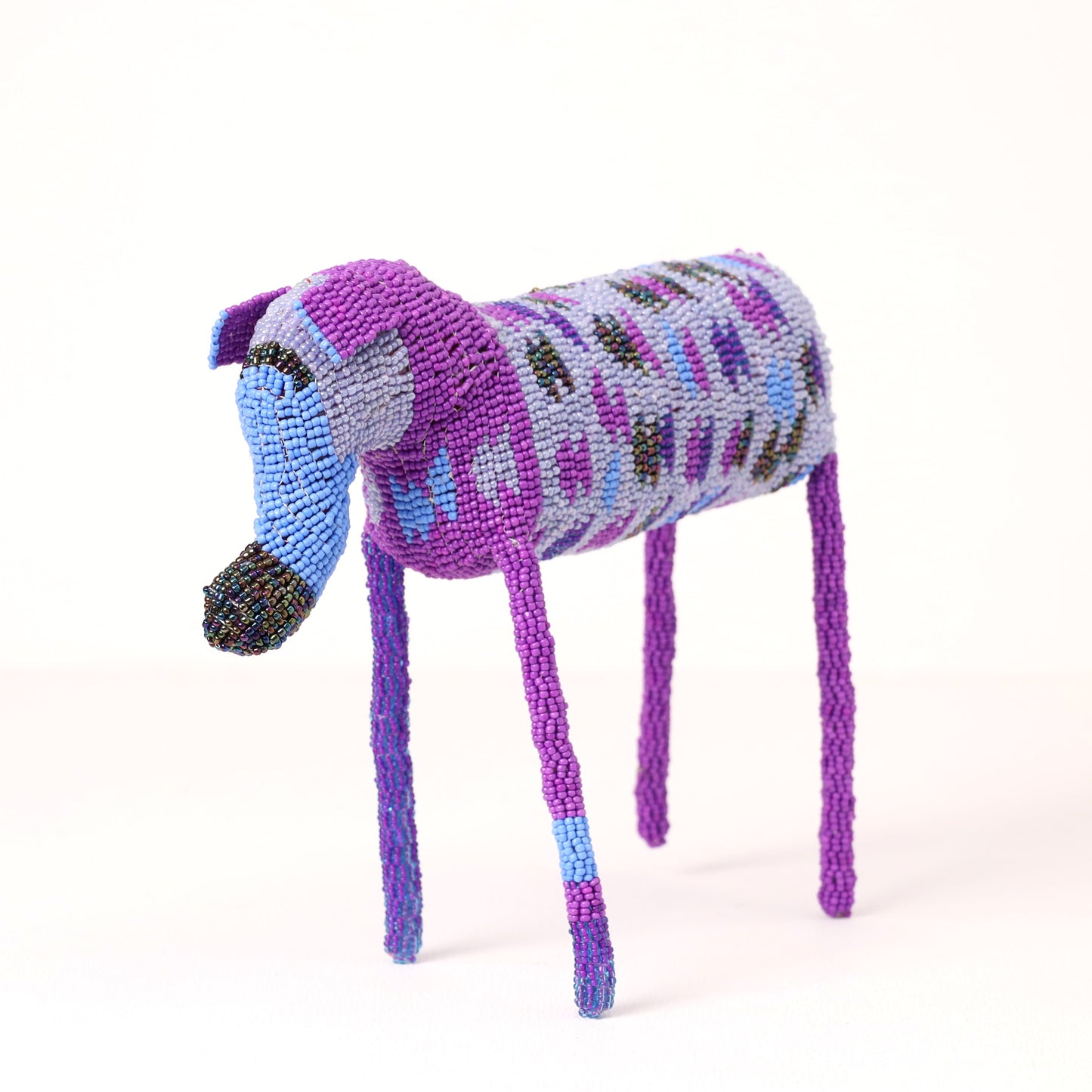 beaded elephant art