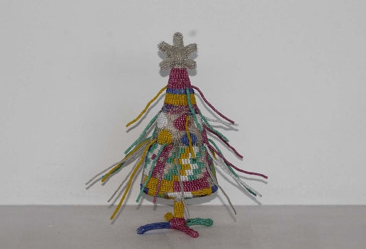 beaded festive tree