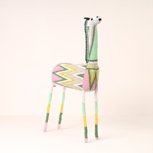 beaded giraffe art