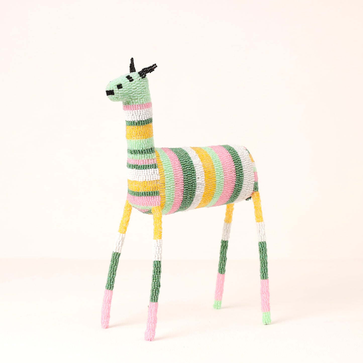 beaded giraffe art