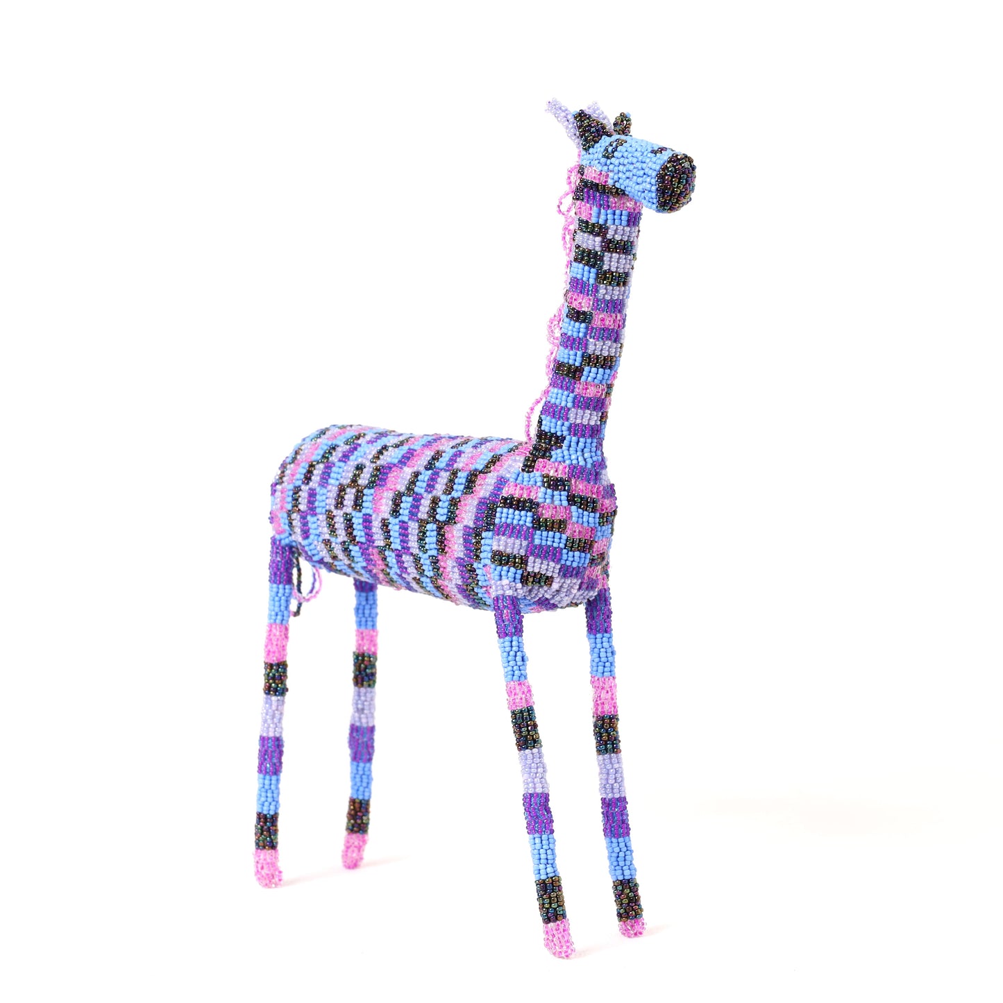 beaded giraffe art