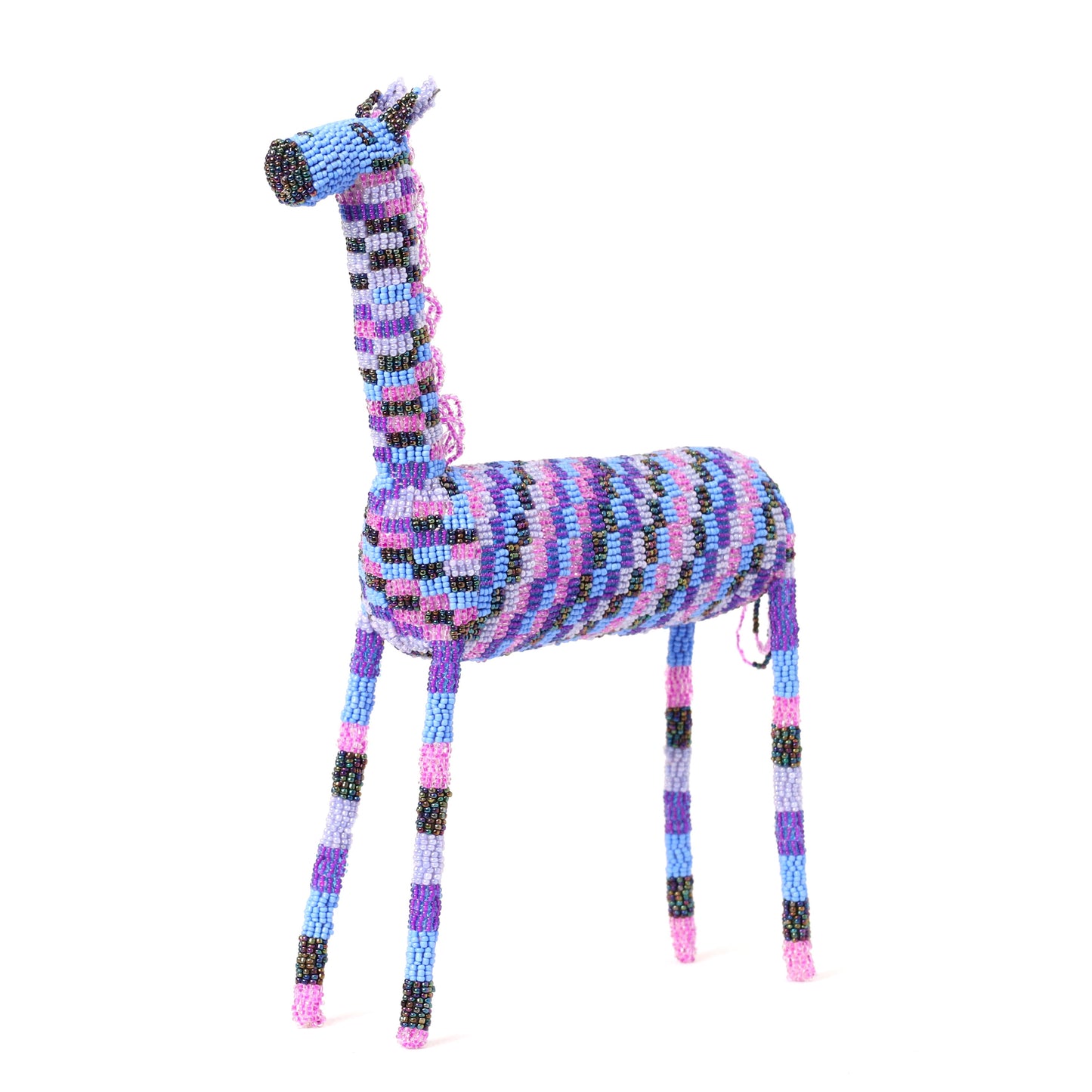 beaded giraffe art