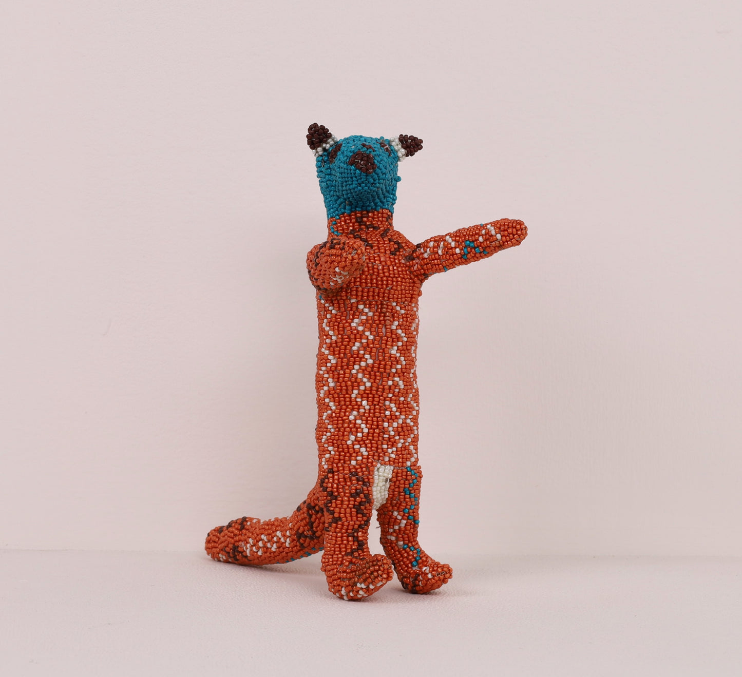 beaded meerkat art