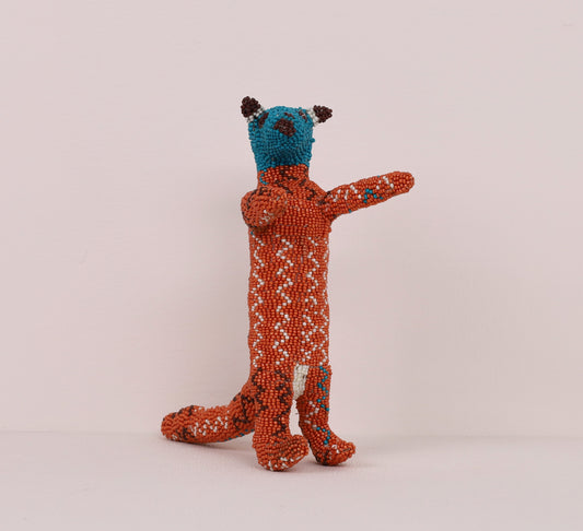 beaded meerkat art