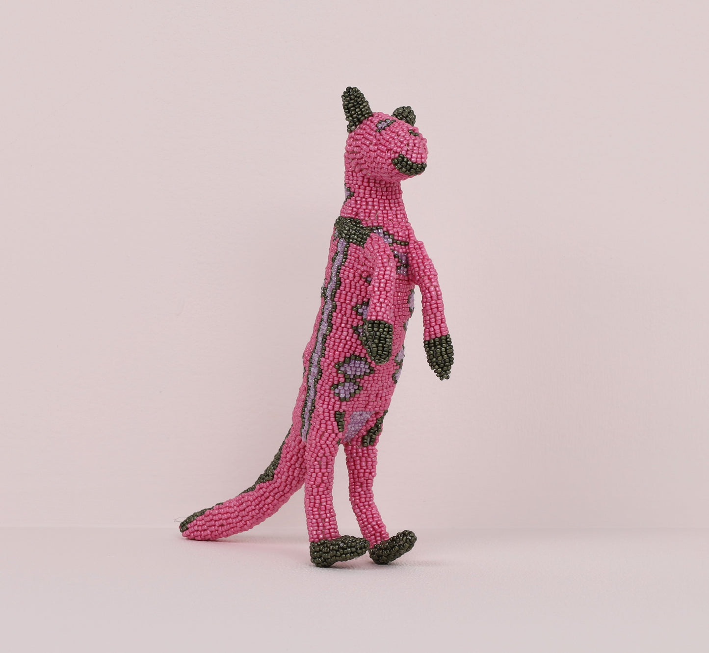 beaded meerkat art