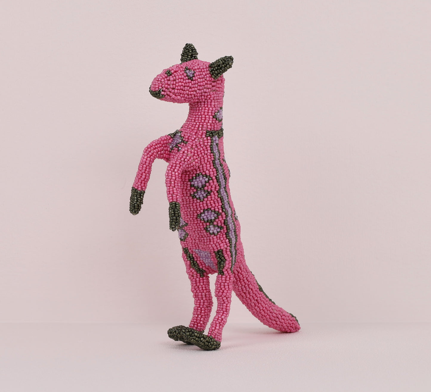 beaded meerkat art