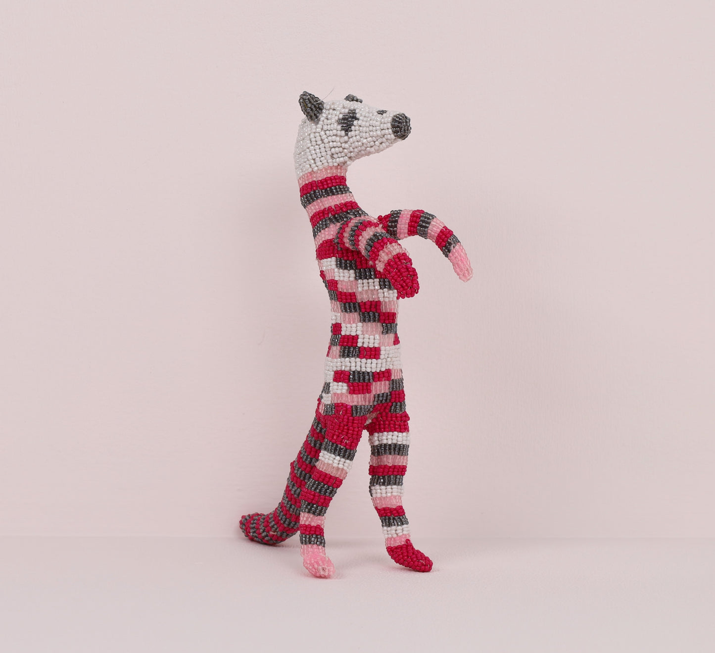 beaded meerkat art