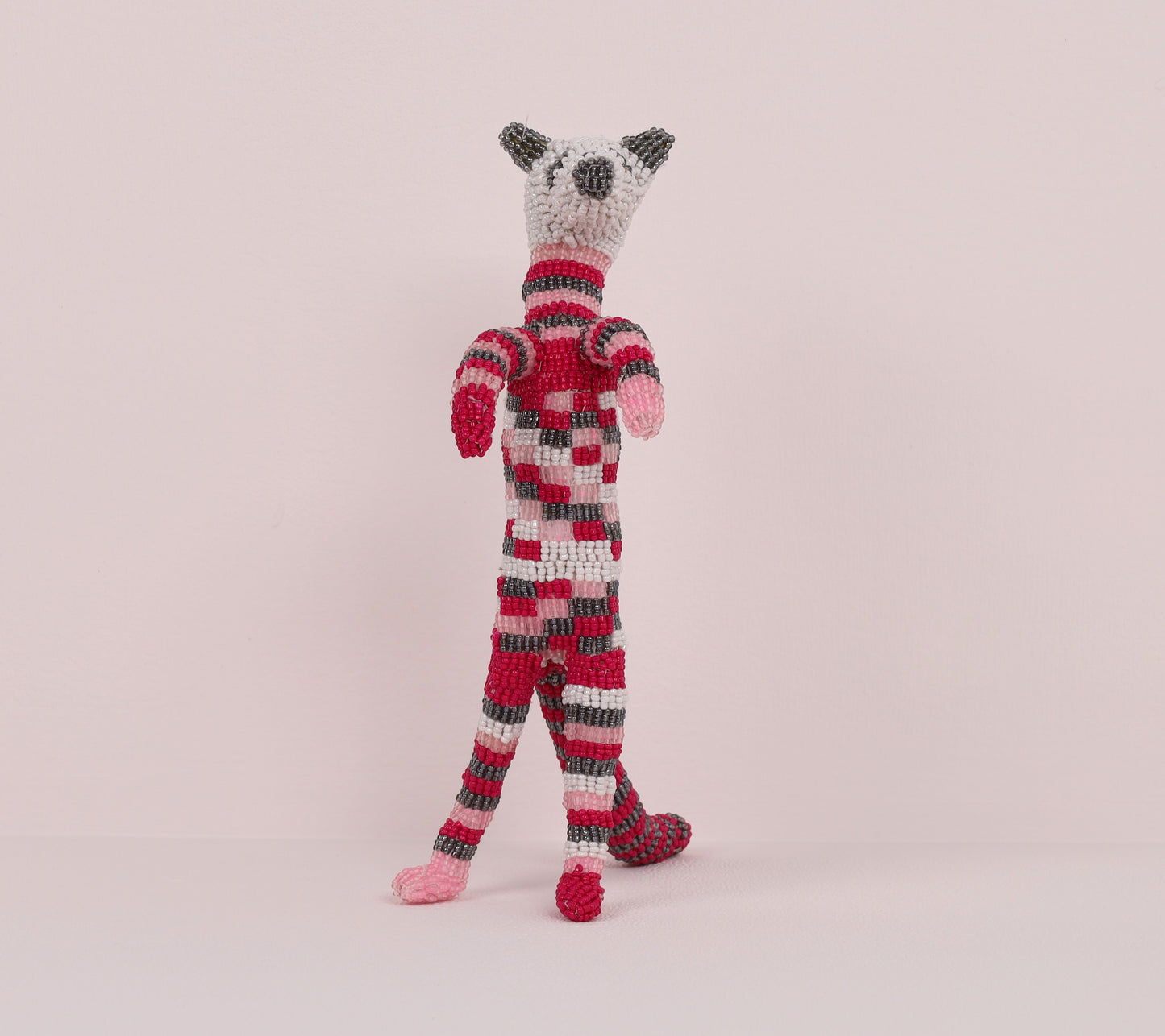 beaded meerkat art