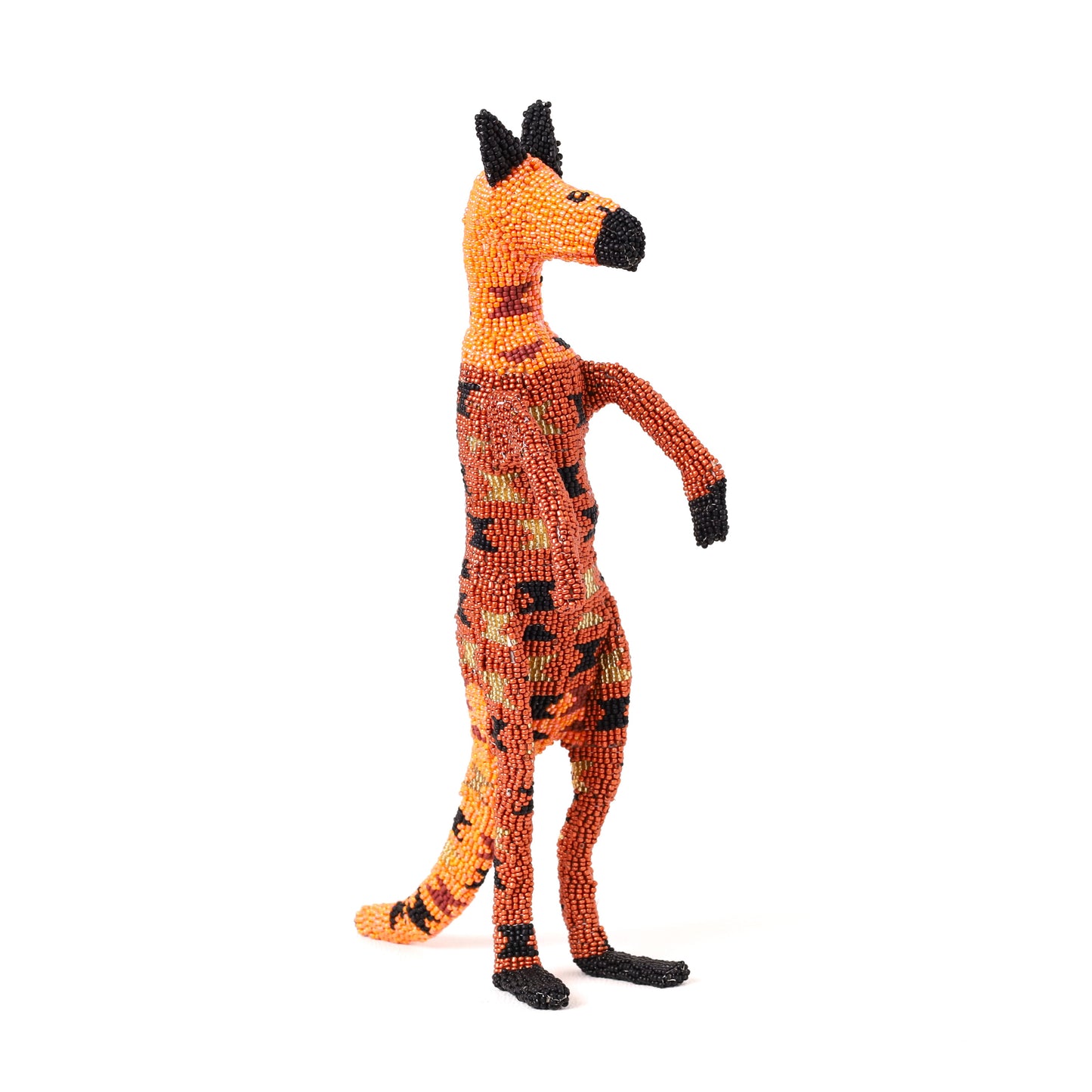 beaded meerkat art