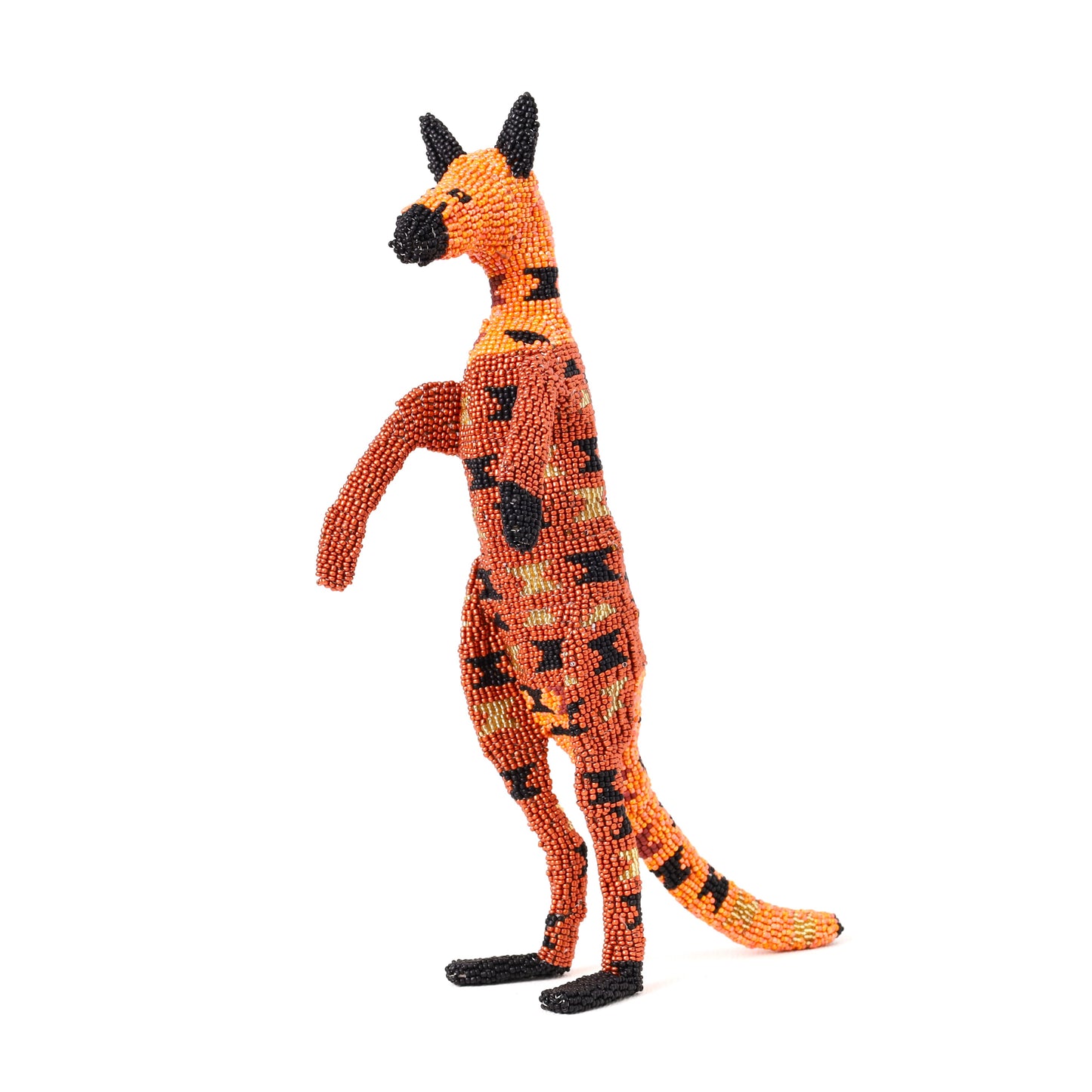 beaded meerkat art