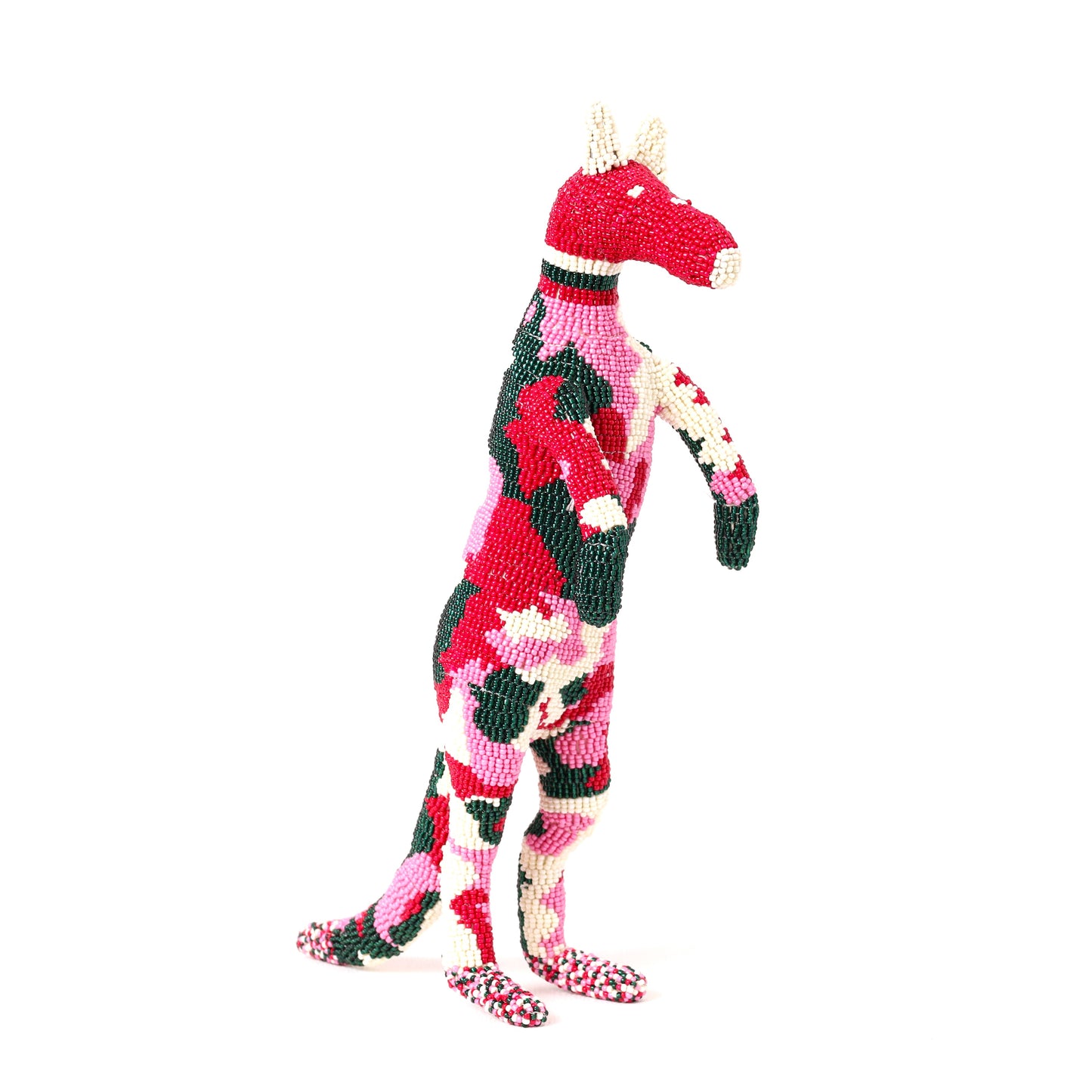 beaded meerkat art