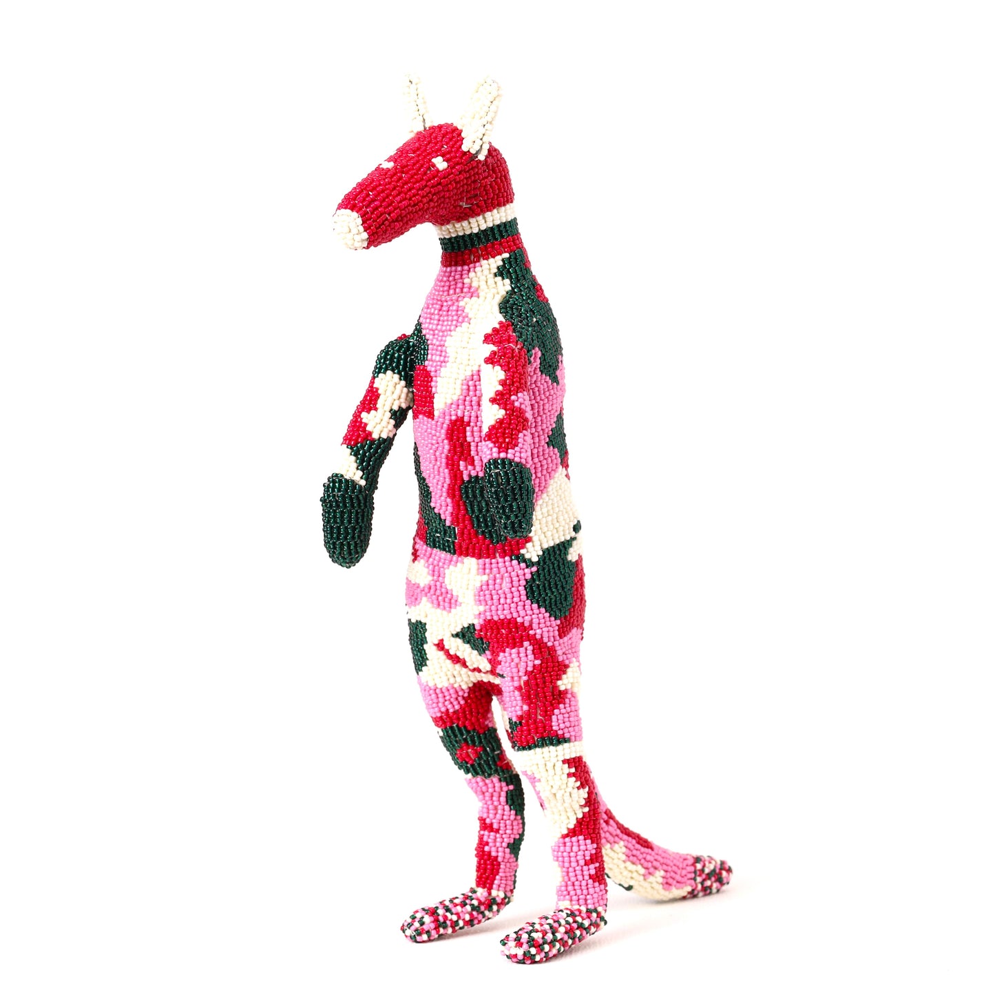 beaded meerkat art