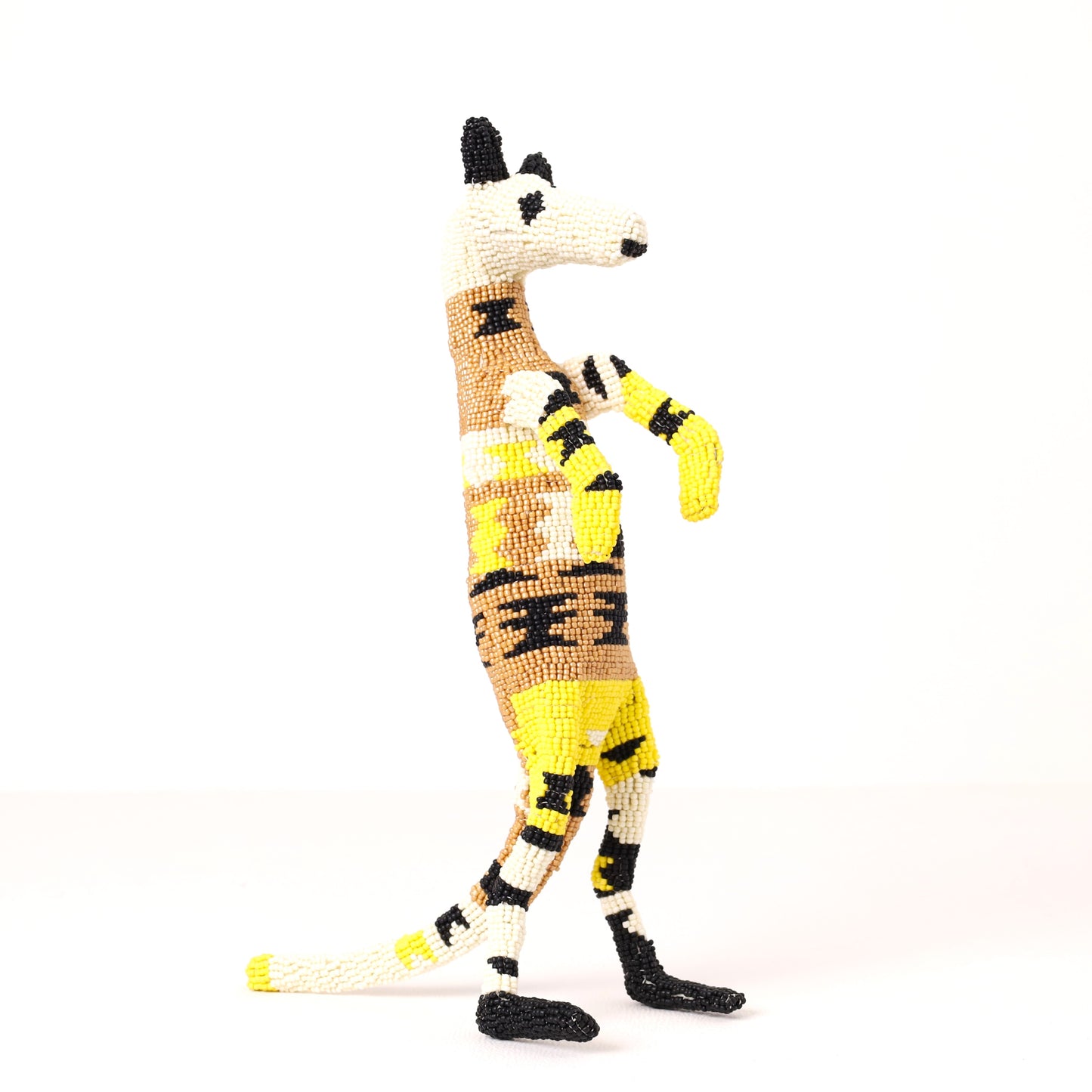 beaded meerkat art