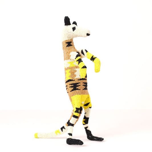 beaded meerkat art