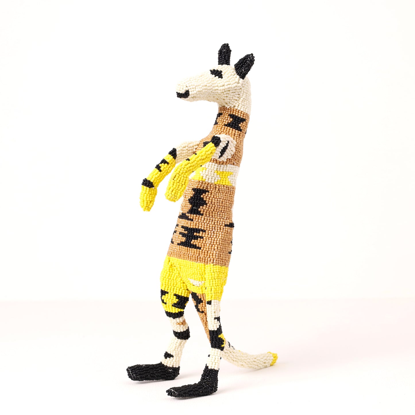 beaded meerkat art