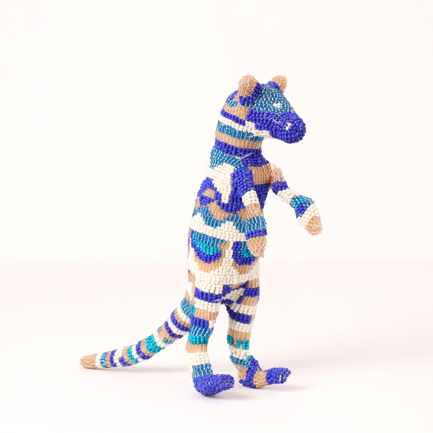 beaded meerkat art