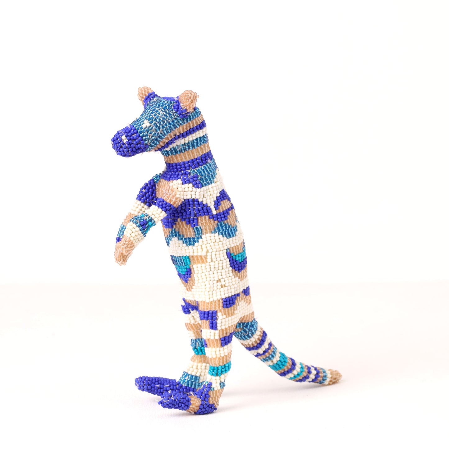 beaded meerkat art