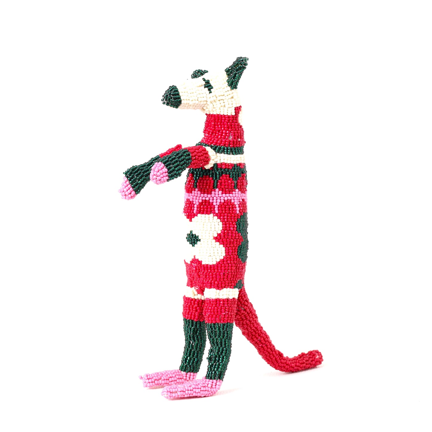 beaded meerkat art