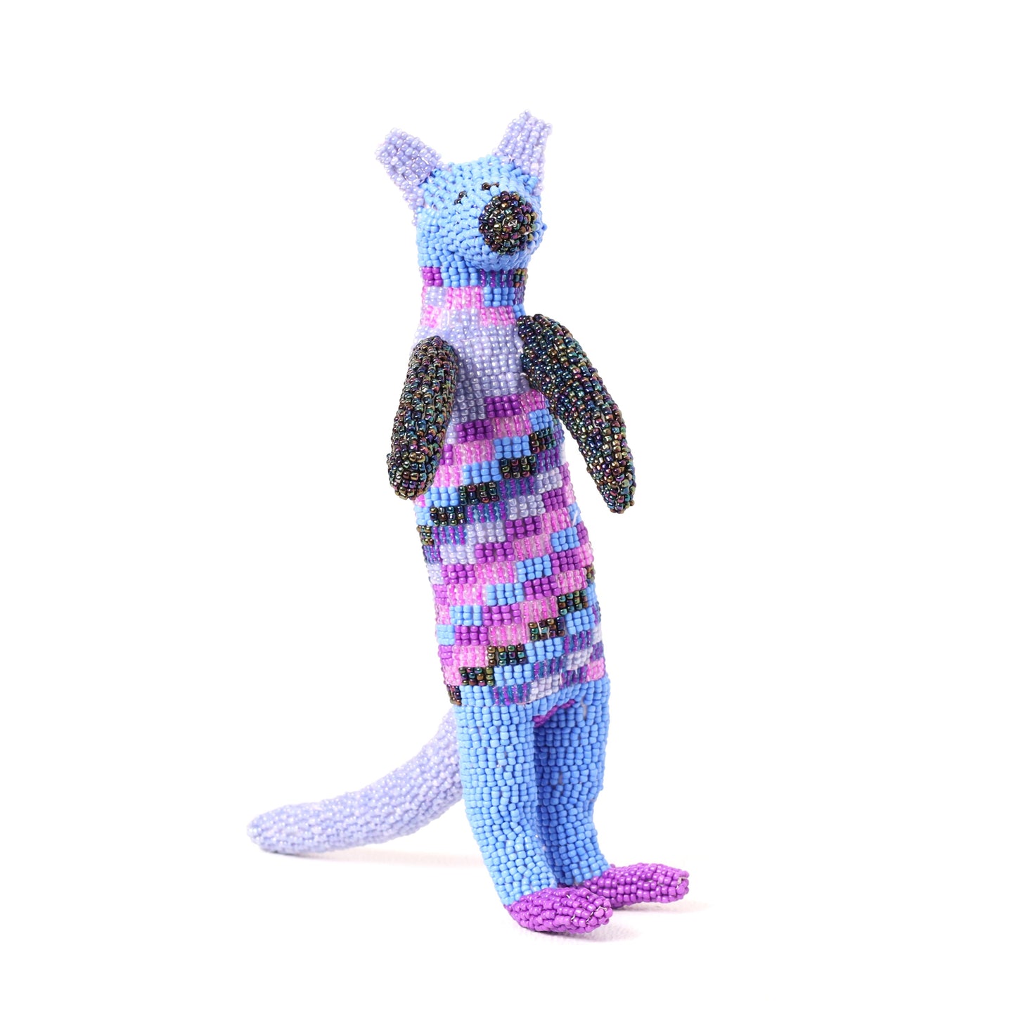 beaded meerkat art