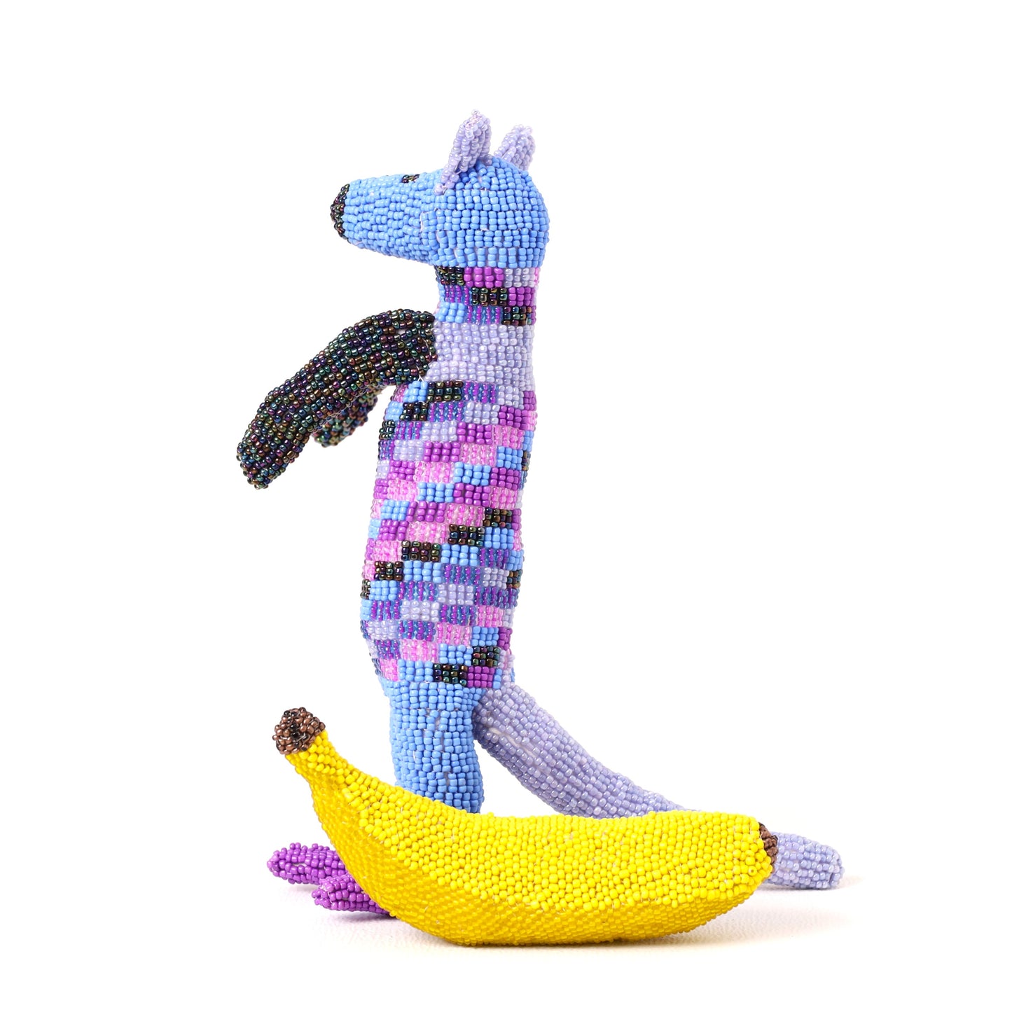beaded meerkat art