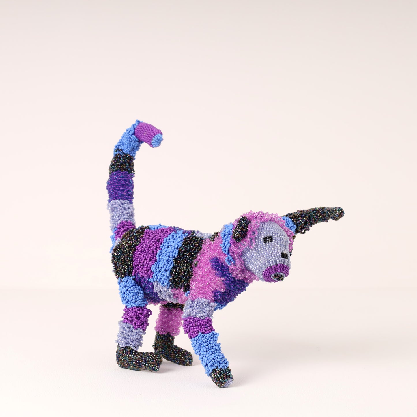 beaded monkey art