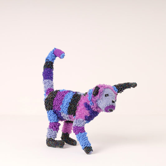 beaded monkey art