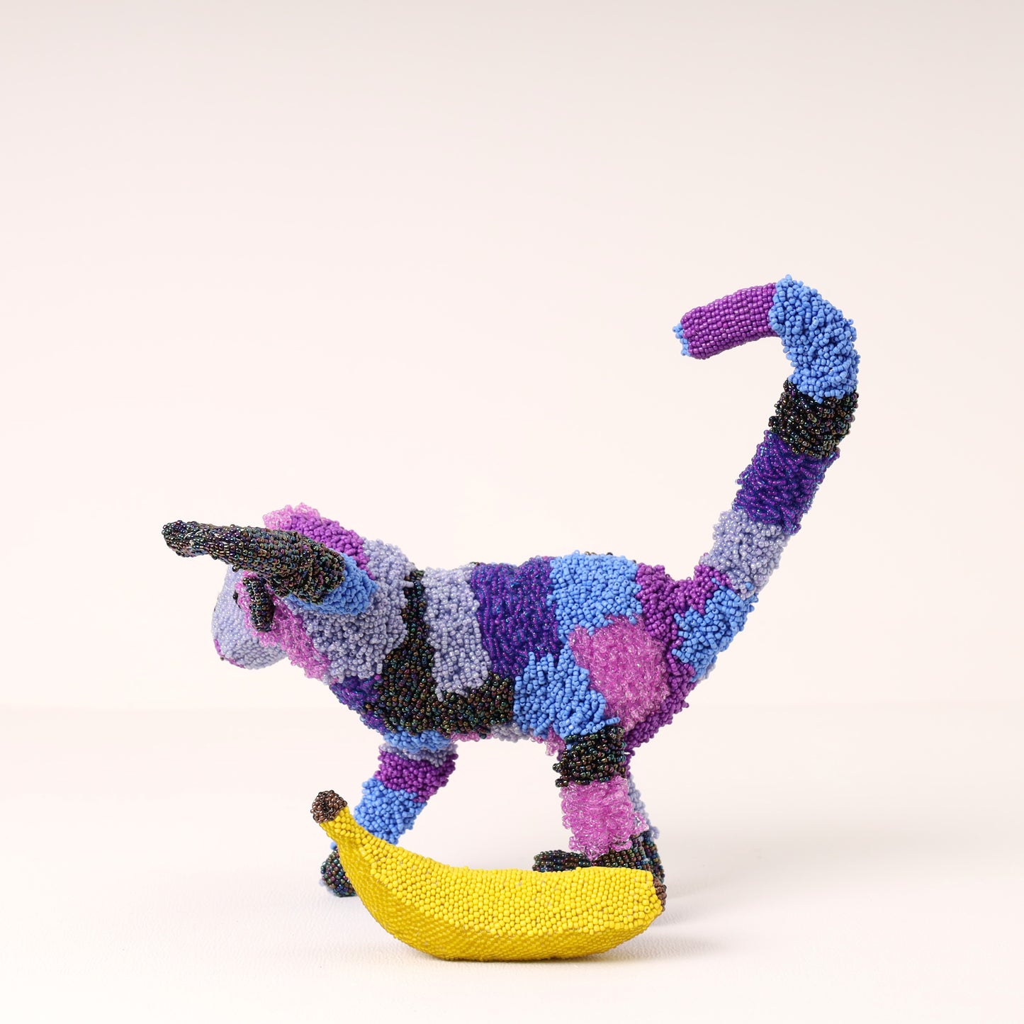 beaded monkey art