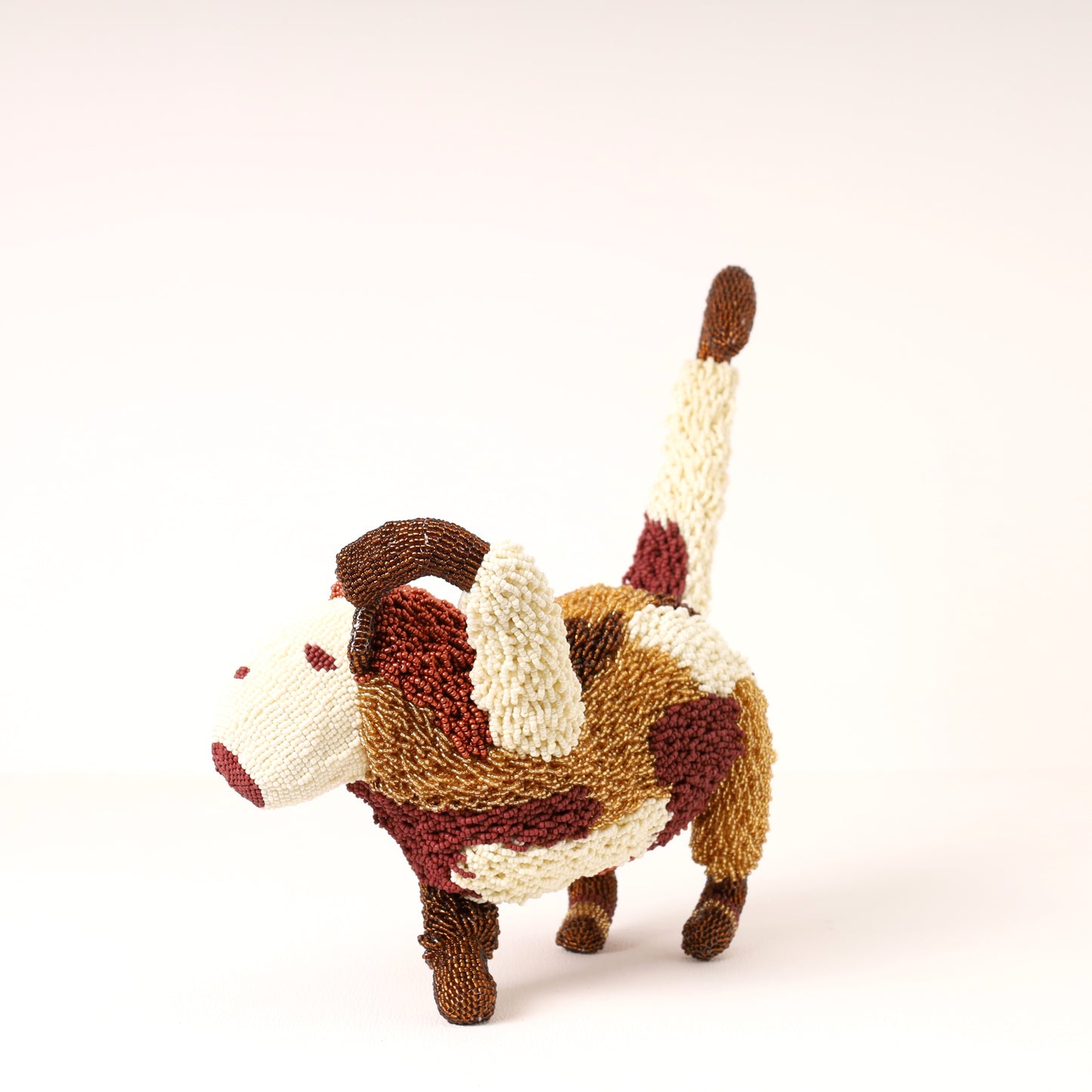 beaded monkey art