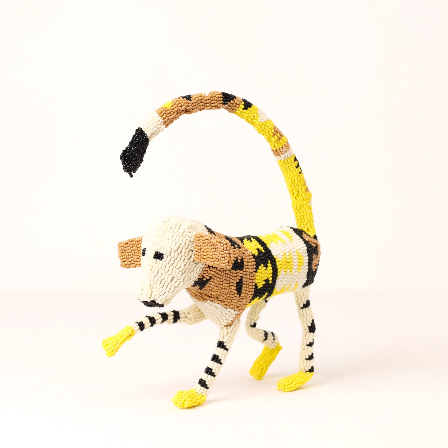 beaded monkey art